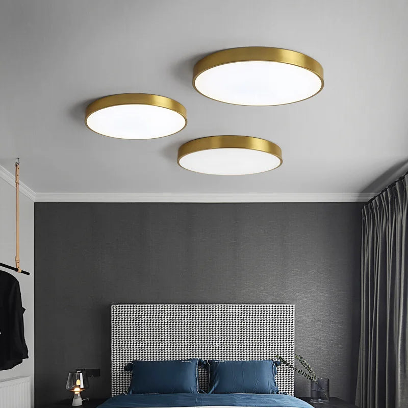 Minimalist LED Ceiling Light Fixture with Energy-Efficient Illumination | Sleek Round Design for Modern Interiors 2