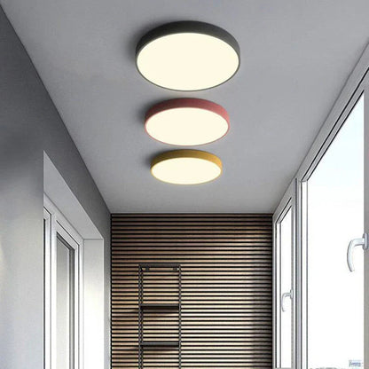 Minimalist LED Ceiling Light Fixture with Energy-Efficient Illumination | Sleek Round Design for Modern Interiors 3