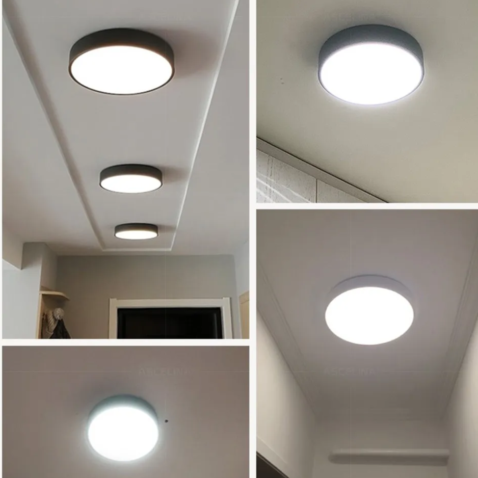 Minimalist LED Ceiling Light Fixture with Energy-Efficient Illumination | Sleek Round Design for Modern Interiors 8