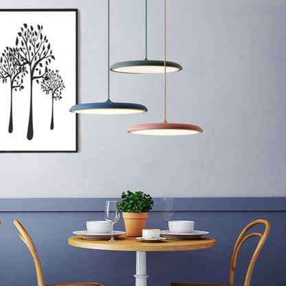 Minimalist Scandinavian Pendant Light | Adjustable Height Black Pendant Lighting for Modern Kitchens 1