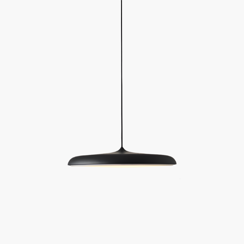 Minimalist Scandinavian Pendant Light | Adjustable Height Black Pendant Lighting for Modern Kitchens 11