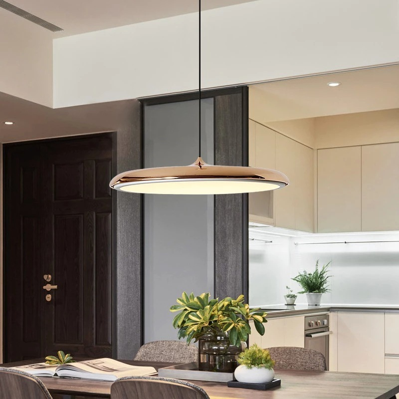 Minimalist Scandinavian Pendant Light | Adjustable Height Black Pendant Lighting for Modern Kitchens 4