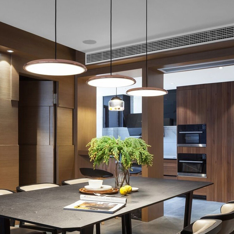 Minimalist Scandinavian Pendant Light | Adjustable Height Black Pendant Lighting for Modern Kitchens 5