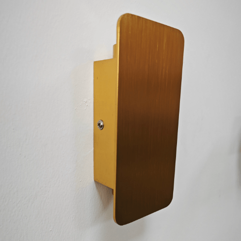 LED Wall Lights Indoor, Modern Black Wall Light, Minimalist Aluminium Wall Sconce in Gold or Coffee_08