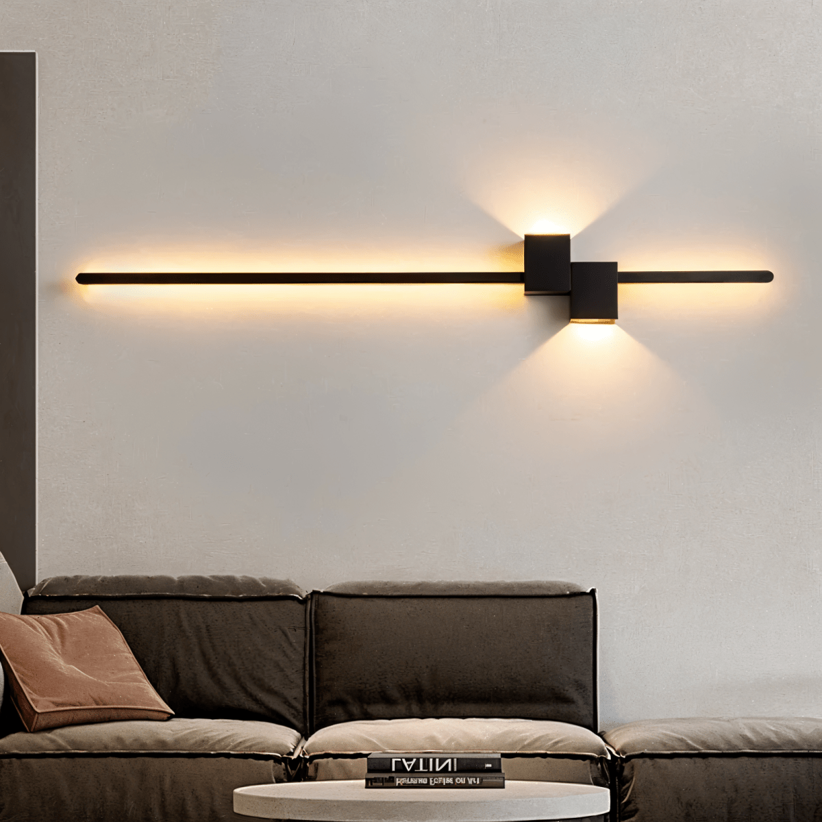 Wall Light for Living Room, Modern LED Wall Lights for Bedroom and Hallway, Minimalist Linear Wall Lamp for Ambient Lighting