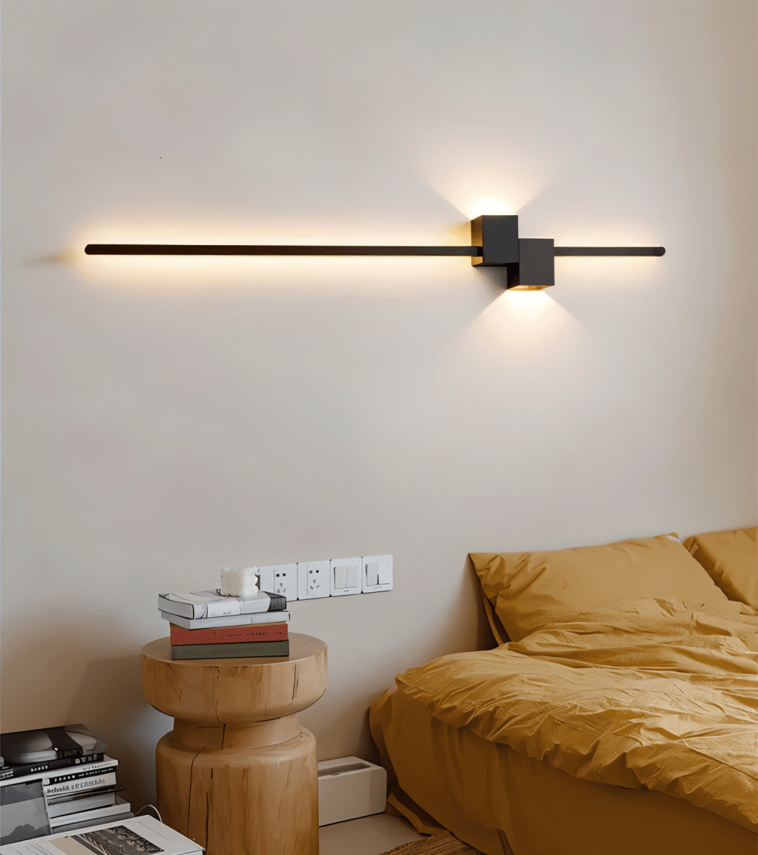 Wall Light for Living Room, Modern LED Wall Lights for Bedroom and Hallway, Minimalist Linear Wall Lamp for Ambient Lighting_04