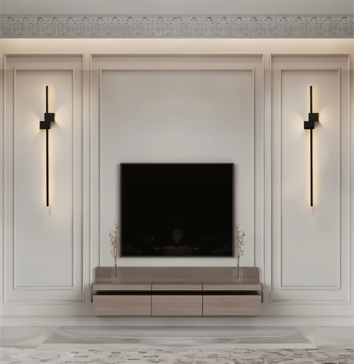 Wall Light for Living Room, Modern LED Wall Lights for Bedroom and Hallway, Minimalist Linear Wall Lamp for Ambient Lighting_05
