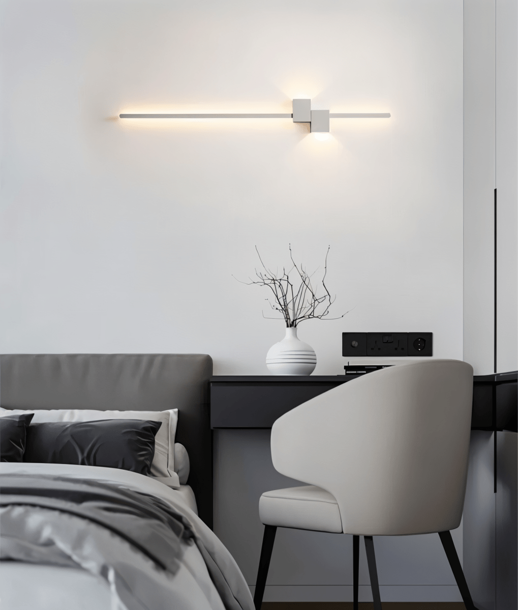 Wall Light for Living Room, Modern LED Wall Lights for Bedroom and Hallway, Minimalist Linear Wall Lamp for Ambient Lighting_08