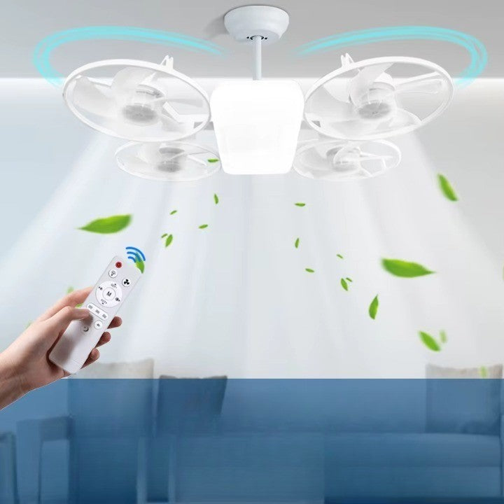 Modern Ceiling Fan with LED Lights & Remote Control | Space-Saving Design for Bedrooms 6