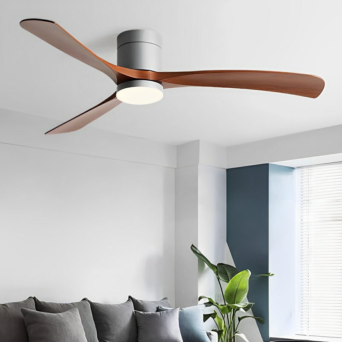 Modern Ceiling Fan with Lights & Remote | 6-Speed DC Motor for Year-Round Comfort 3