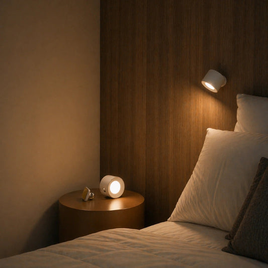 Modern Cordless Wall Lamp with Adjustable 360° Rotation & Customizable Brightness 0