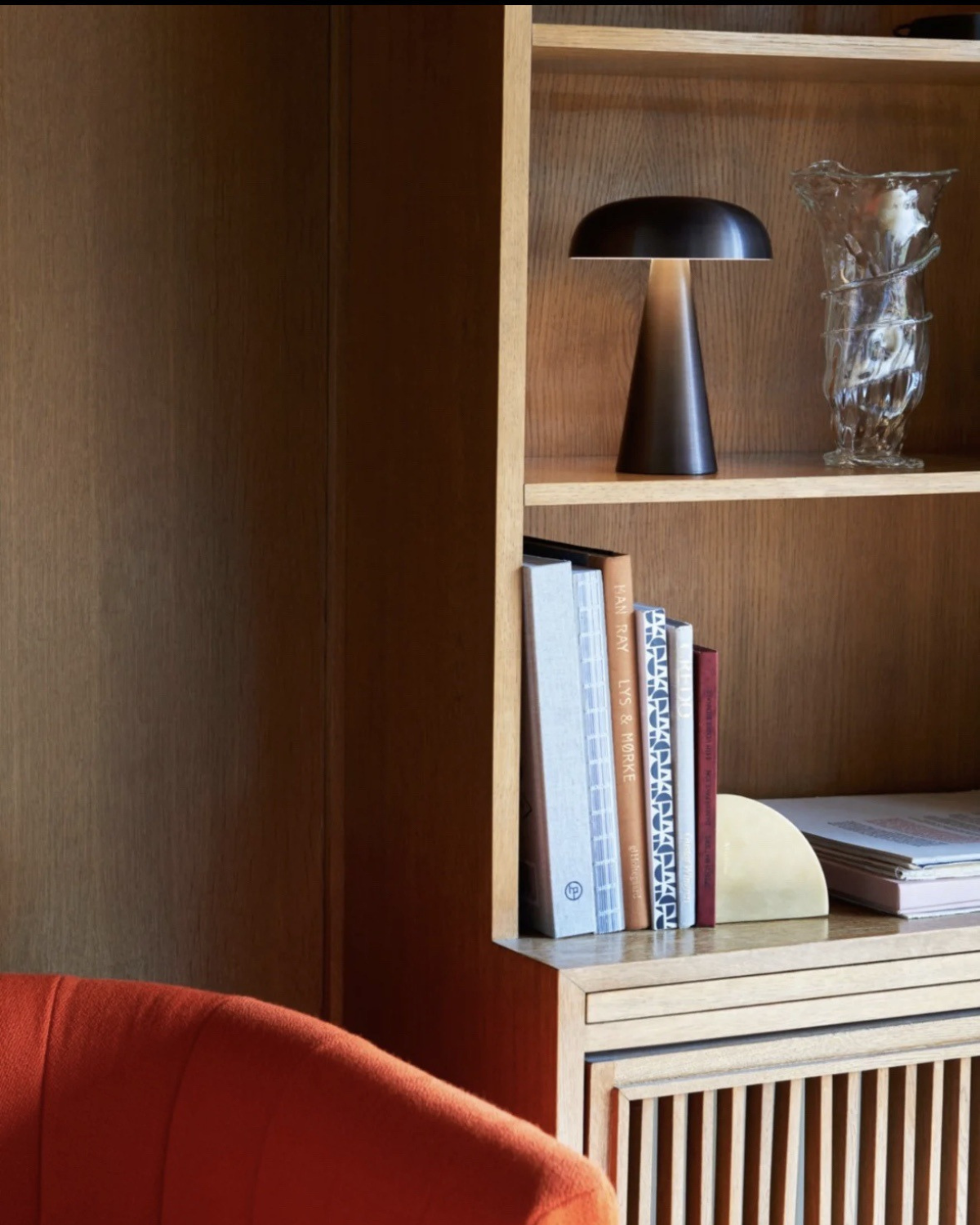 Modern Dome Table Lamp | Touch Control LED with Dimmable Light | Stylish Bedside Lamp for Cozy Spaces 4