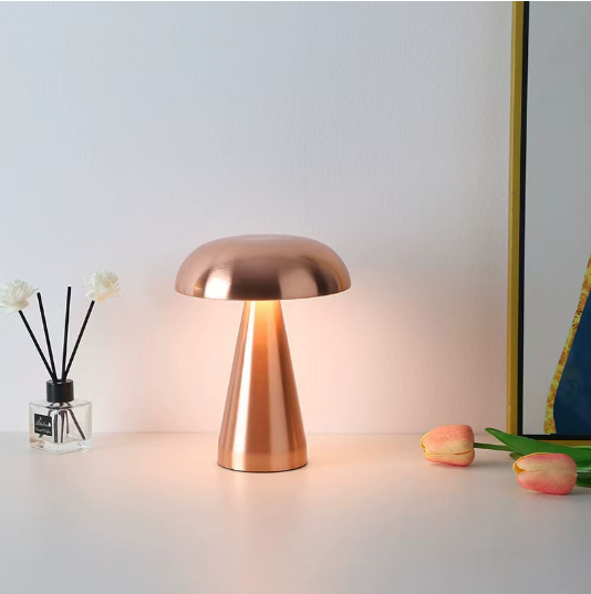 Modern Dome Table Lamp | Touch Control LED with Dimmable Light | Stylish Bedside Lamp for Cozy Spaces 9
