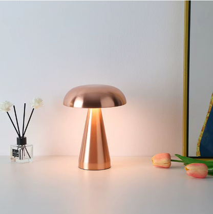 Modern Dome Table Lamp | Touch Control LED with Dimmable Light | Stylish Bedside Lamp for Cozy Spaces 9