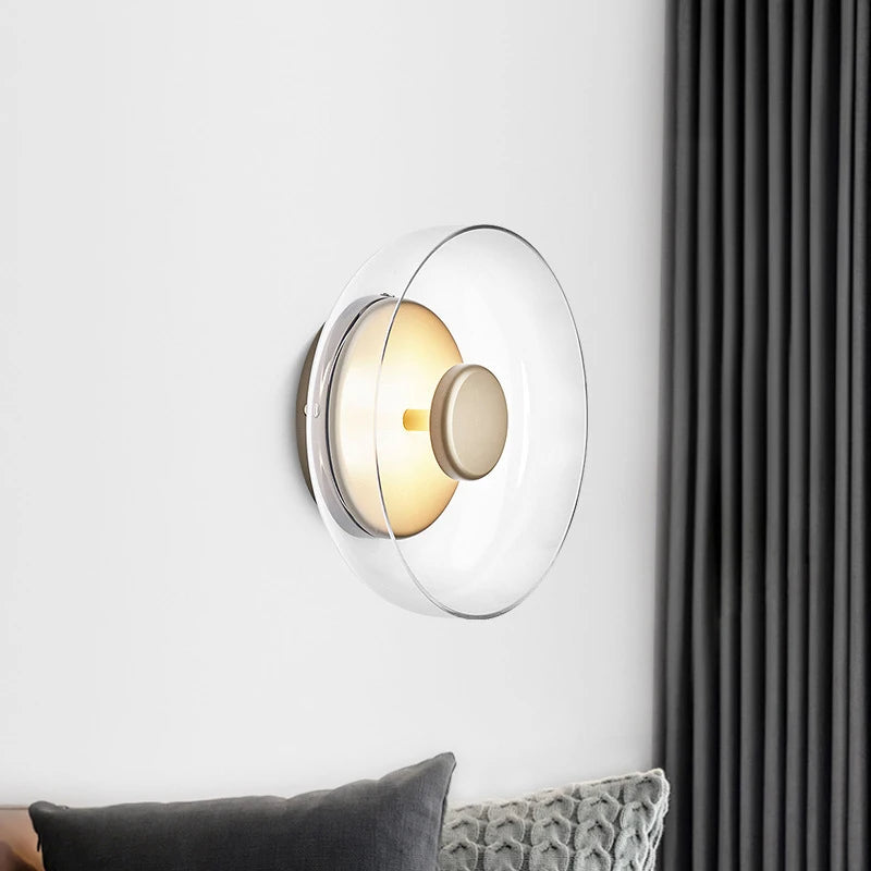 Modern Elegance | Wall Sconce Lighting with Frosted Glass Shade | Minimalist Design for Ambient Illumination 4