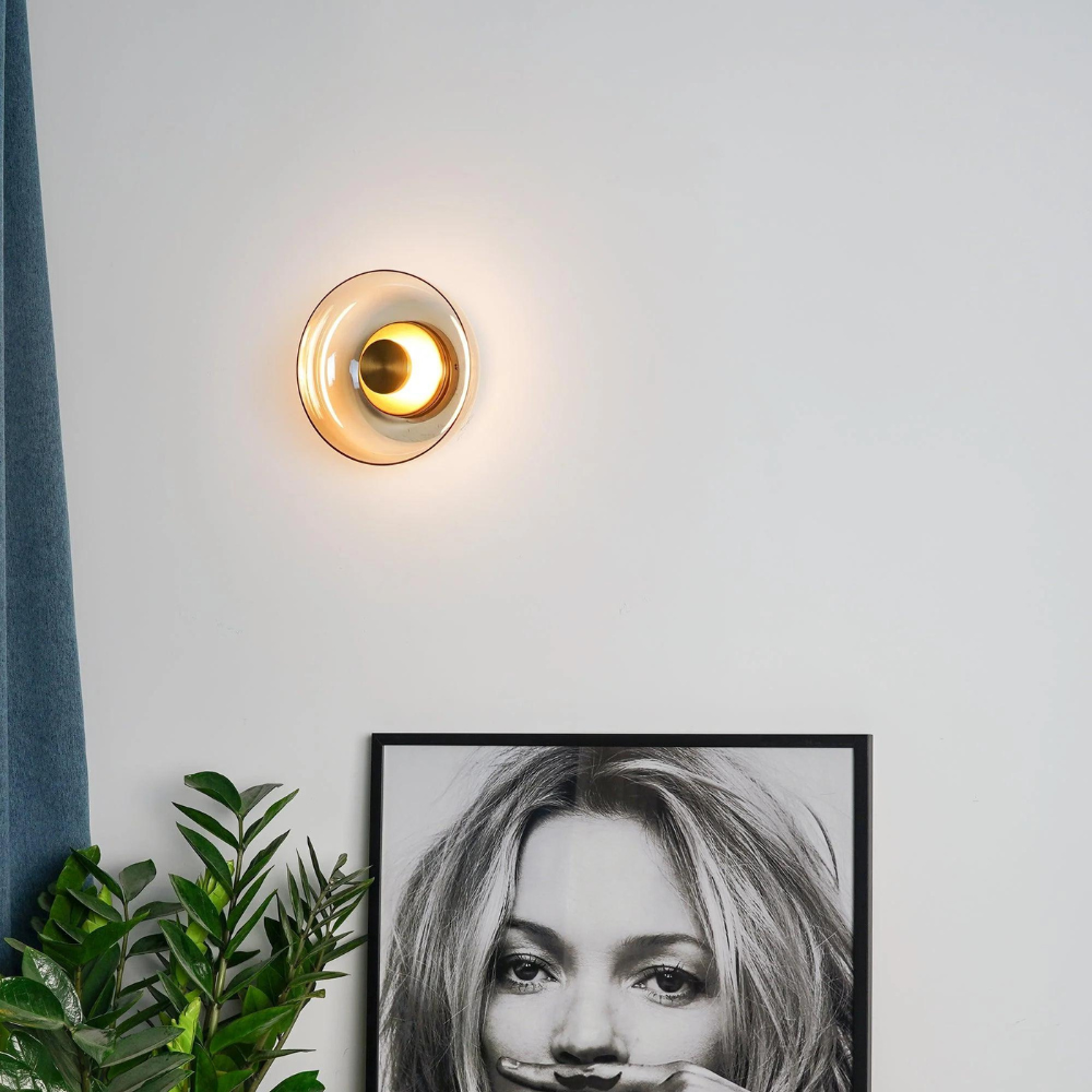 Modern Elegance | Wall Sconce Lighting with Frosted Glass Shade | Minimalist Design for Ambient Illumination 6