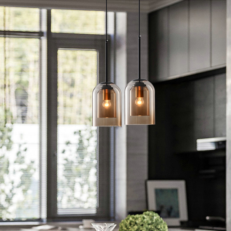 Modern Glass Pendant Light | Adjustable Height for Elegant Kitchen Illumination 3