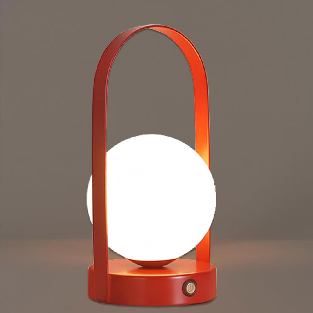 Modern Globe | LED Table Lamp with Touch Dimming & Rechargeable Design | Stylish Cordless Lighting for Any Space 5