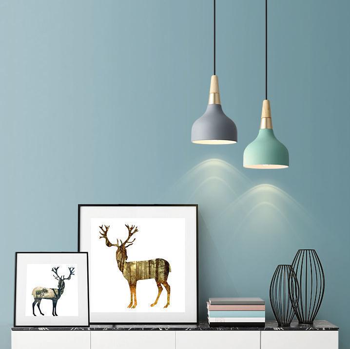 Modern Macaron | Pendant Light with Adjustable Cord & Elegant Design | Stylish Kitchen Island Lighting for Home Illumination
