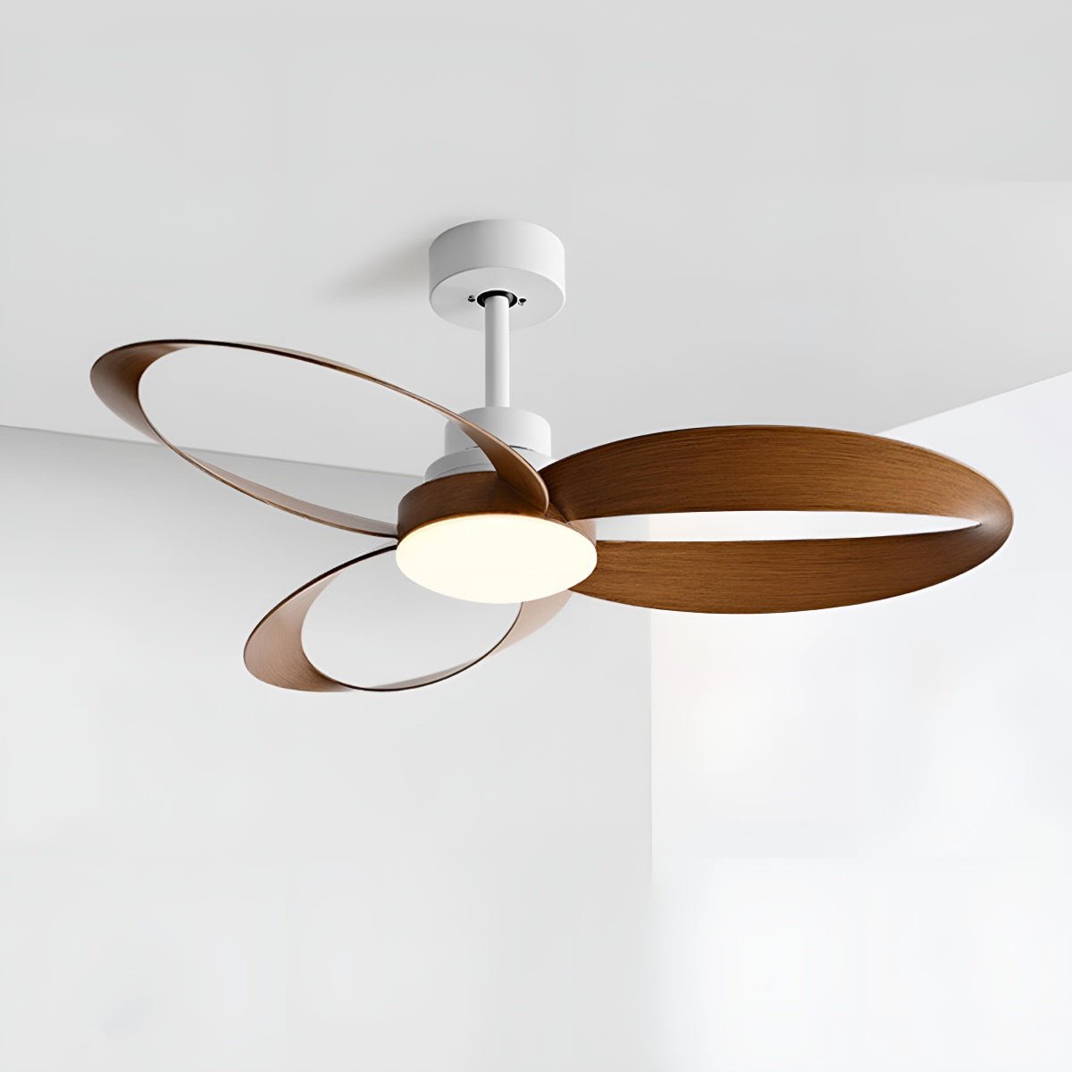 Modern Minimalist Ceiling Fan with LED Light & Remote Control | Stylish Bedroom Ceiling Fan for Year-Round Comfort 1