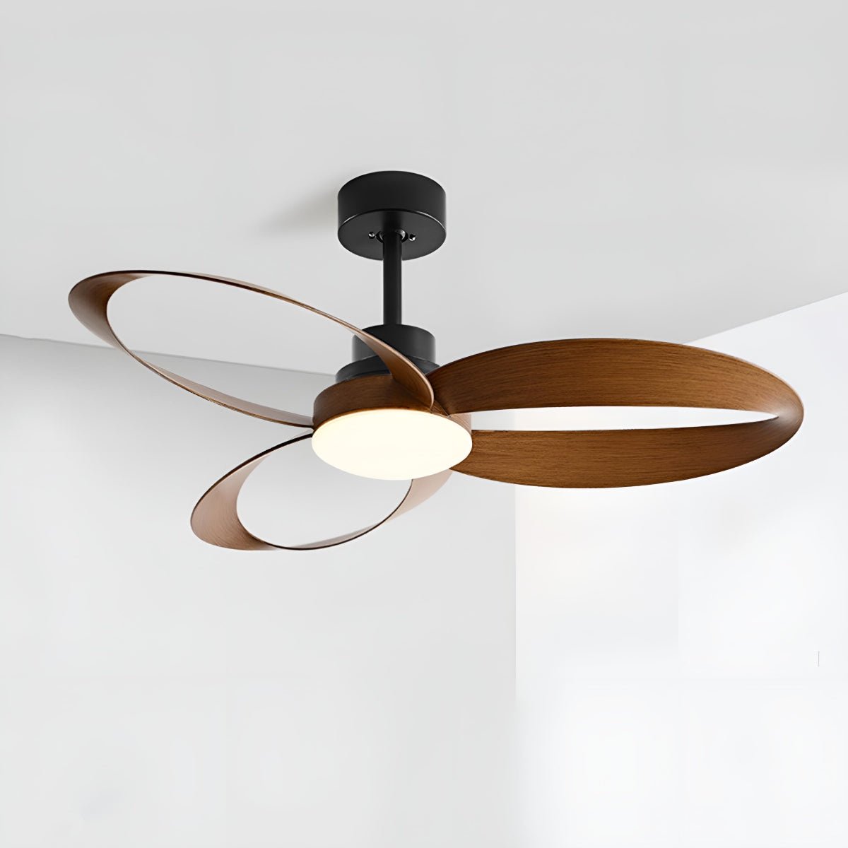 Modern Minimalist Ceiling Fan with LED Light & Remote Control | Stylish Bedroom Ceiling Fan for Year-Round Comfort 6