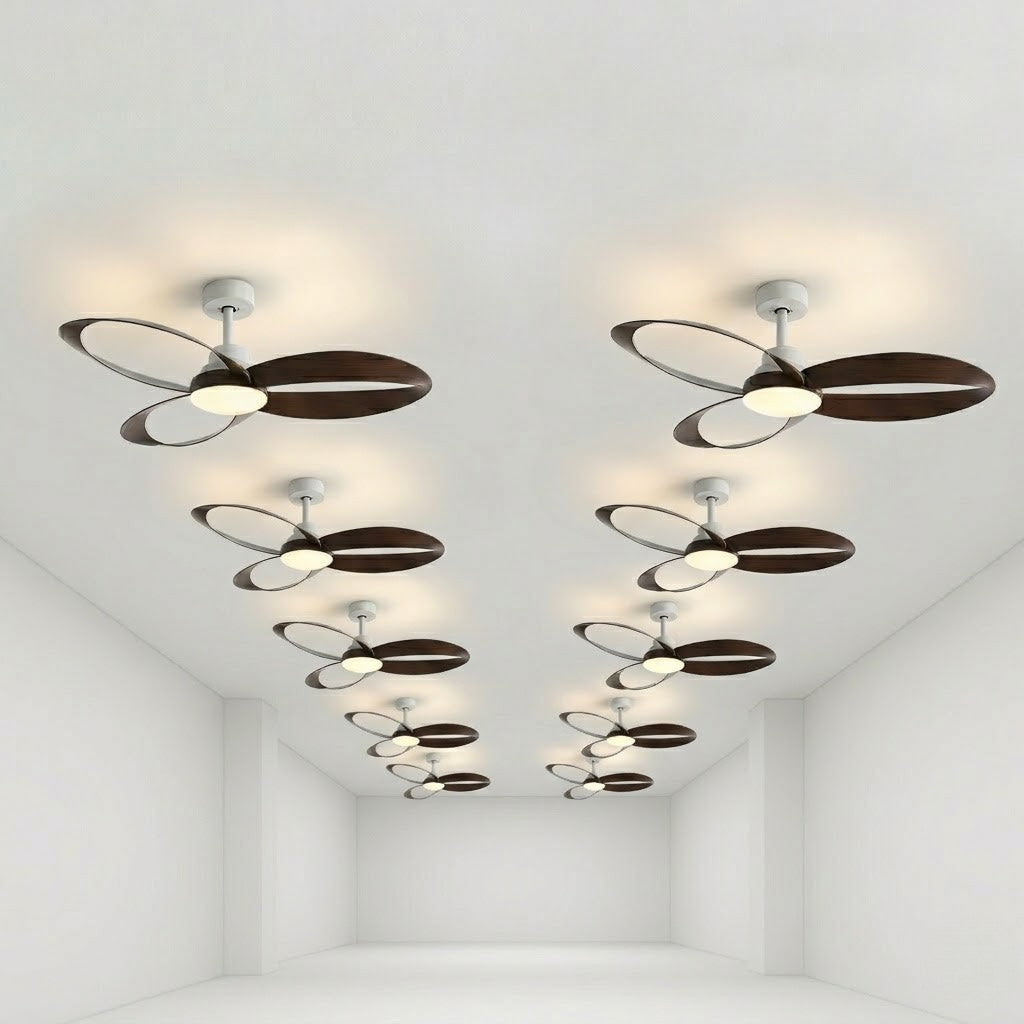 Modern Minimalist Ceiling Fan with LED Light & Remote Control | Stylish Bedroom Ceiling Fan for Year-Round Comfort 9