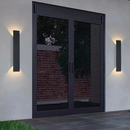 Modern Slim | LED Outdoor Wall Lights with Up-and-Down Illumination | Minimalist Design for Contemporary Exteriors 6