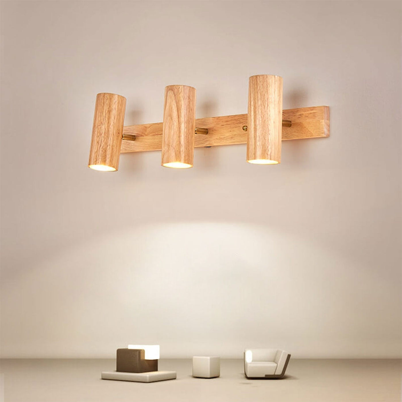 Modern Wooden Wall Light | Integrated 7W LED for Ambient Illumination | Sleek Design for Cozy Spaces 5