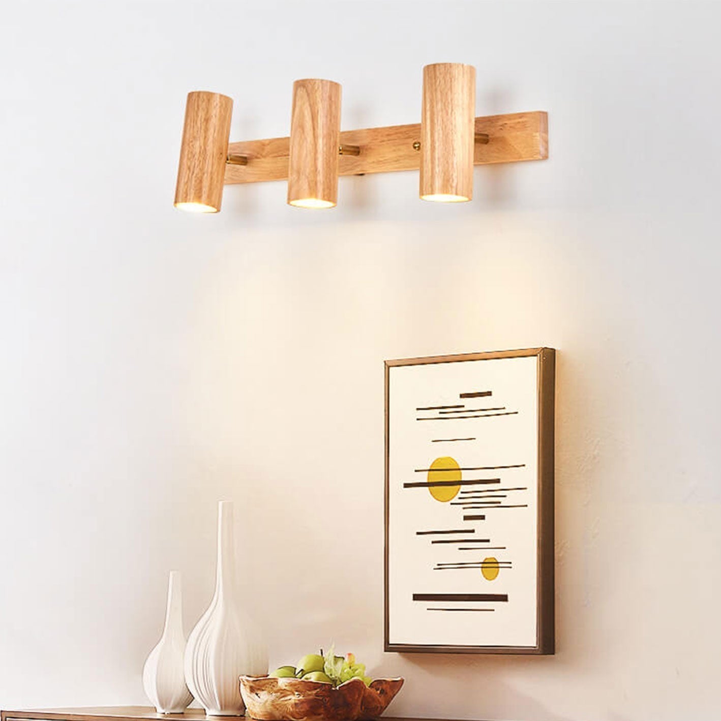 Modern Wooden Wall Light | Integrated 7W LED for Ambient Illumination | Sleek Design for Cozy Spaces 6