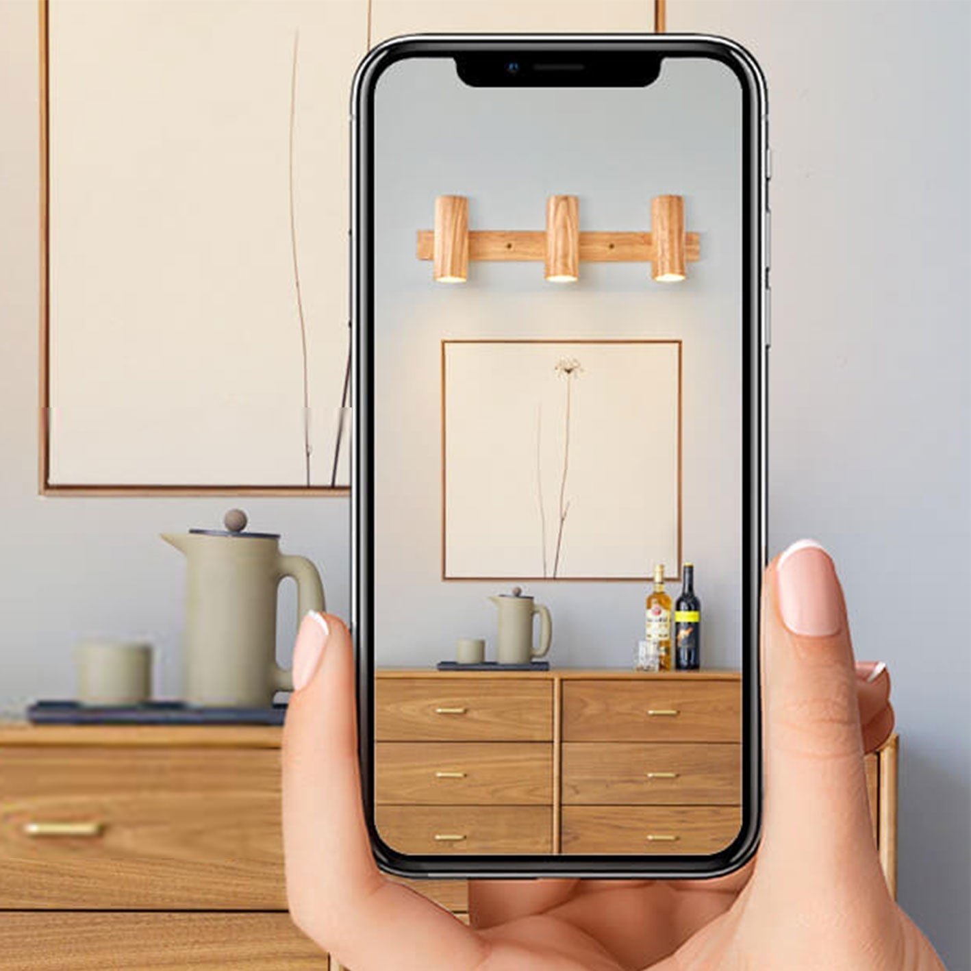 Modern Wooden Wall Light | Integrated 7W LED for Ambient Illumination | Sleek Design for Cozy Spaces 8