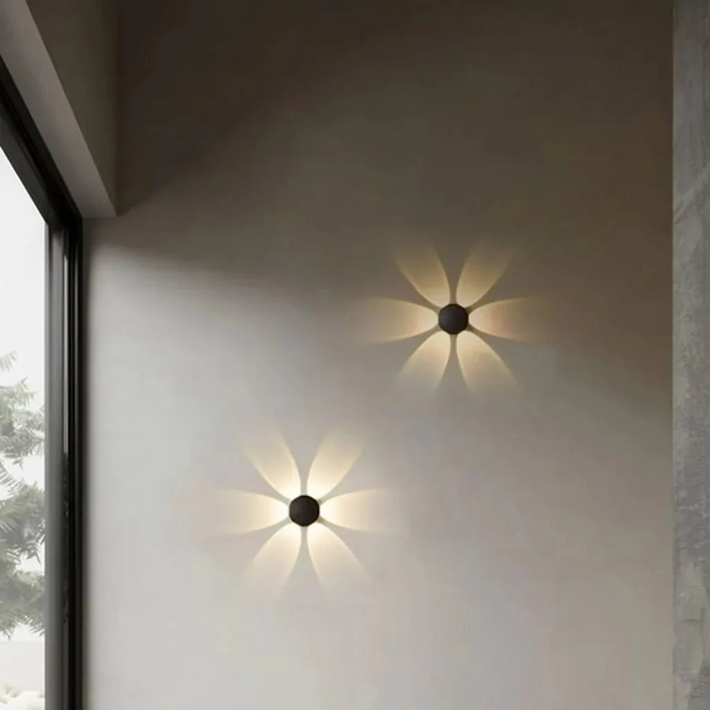 Outdoor Wall Light LED, Black Exterior Wall Light in Aluminium and Glass, IP65 Porch Light for Outdoor Lighting_03