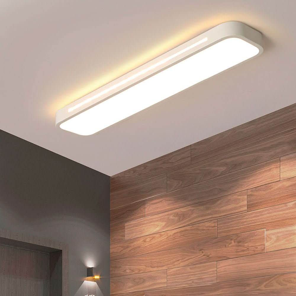 LED Ceiling Lights for Living Room and Hallway, Black Ceiling Light, Dimmable Strip Ceiling Light, Nordic Light Fitting_11