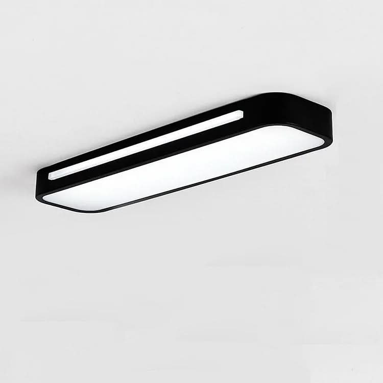 LED Ceiling Lights for Living Room and Hallway, Black Ceiling Light, Dimmable Strip Ceiling Light, Nordic Light Fitting_03