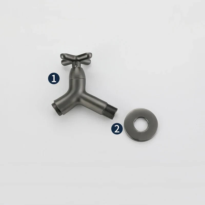 Outside Tap Brass, Wall Mounted Cold Water Tap with Single Lever