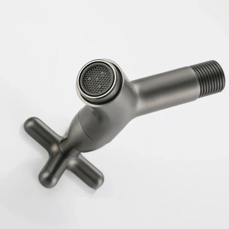 Outside Tap Brass, Wall Mounted Cold Water Tap with Single Lever – image 4