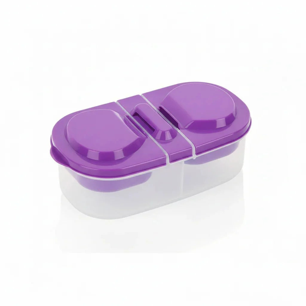 Plastic Storage Box with Compartments, Food Storage Containers for Fridge and Pantry – image 11