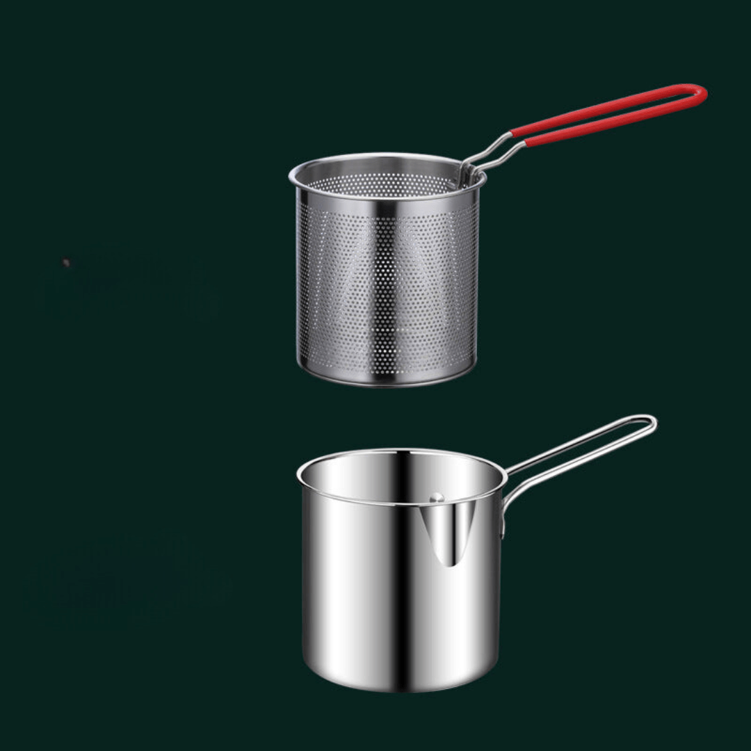 Induction Pan for Deep Frying, Stainless Steel Pot 1200 ml with Pouring Spout, Chip Pan, Milk Pan, Pasta Pot_05