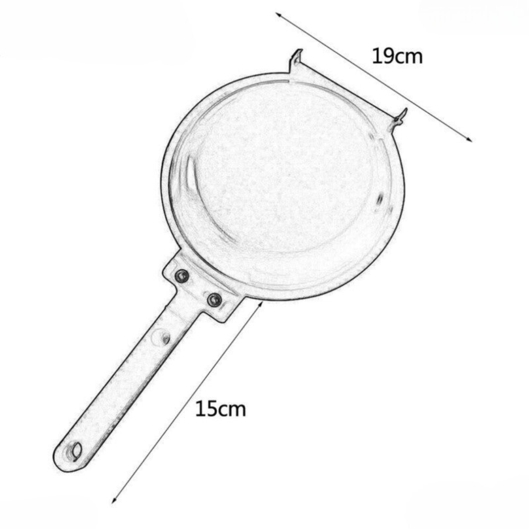Cast Iron Pan, Non Stick Frying Pan for Pancakes and Scrambled Eggs, Induction Pan with Flip Handle_05