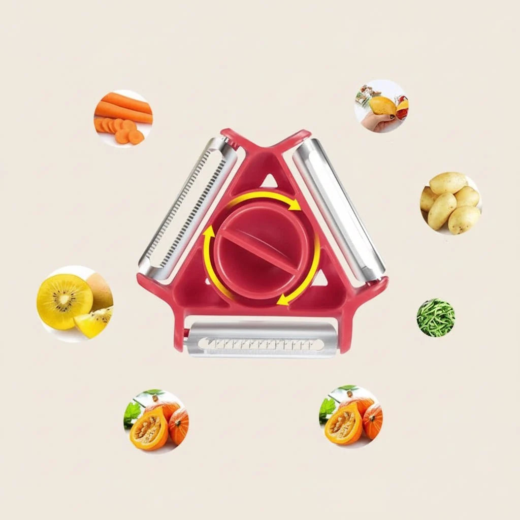 Potato Peeler 3 in 1, Julienne Peeler and Vegetable Slicer, Stainless Steel Kitchen Peeler for Fruit and Veg_02