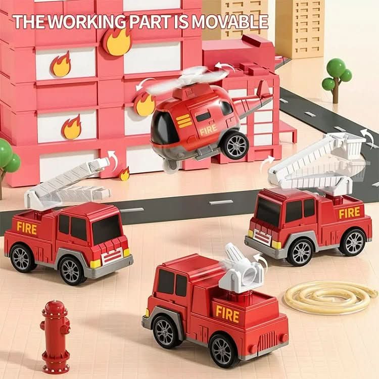 Car Transporter Toy with 4 or 6 Toy Cars, Toy Lorry with Light and Sound, Toys for 3 Year Old Boys with Car Storage_02
