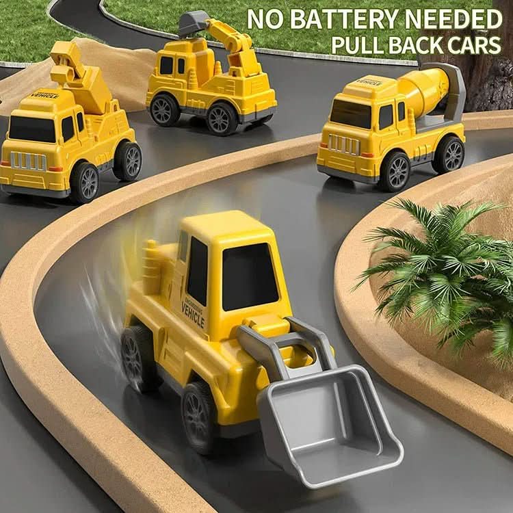 Car Transporter Toy with 4 or 6 Toy Cars, Toy Lorry with Light and Sound, Toys for 3 Year Old Boys with Car Storage_04