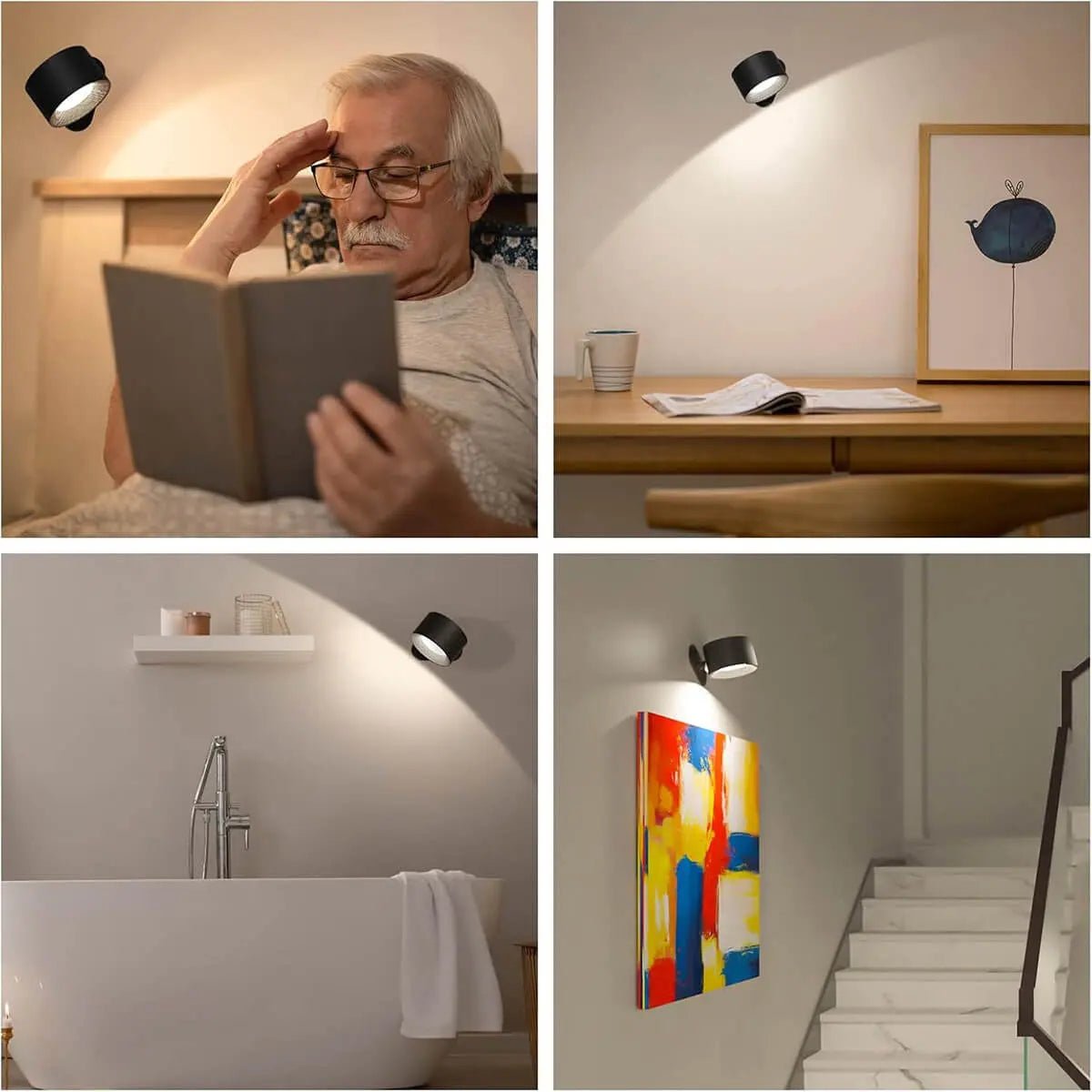 Rechargeable Wall Lights with Remote, Battery Operated Wall Light, Stick On Living Room Wall Light No Drilling_07