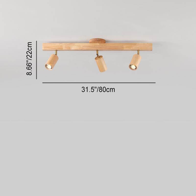 Natural Harmony | Flush Mount Ceiling Light Fixture with Dual LED Illumination | Japanese Wooden Design for Cozy Spaces 8