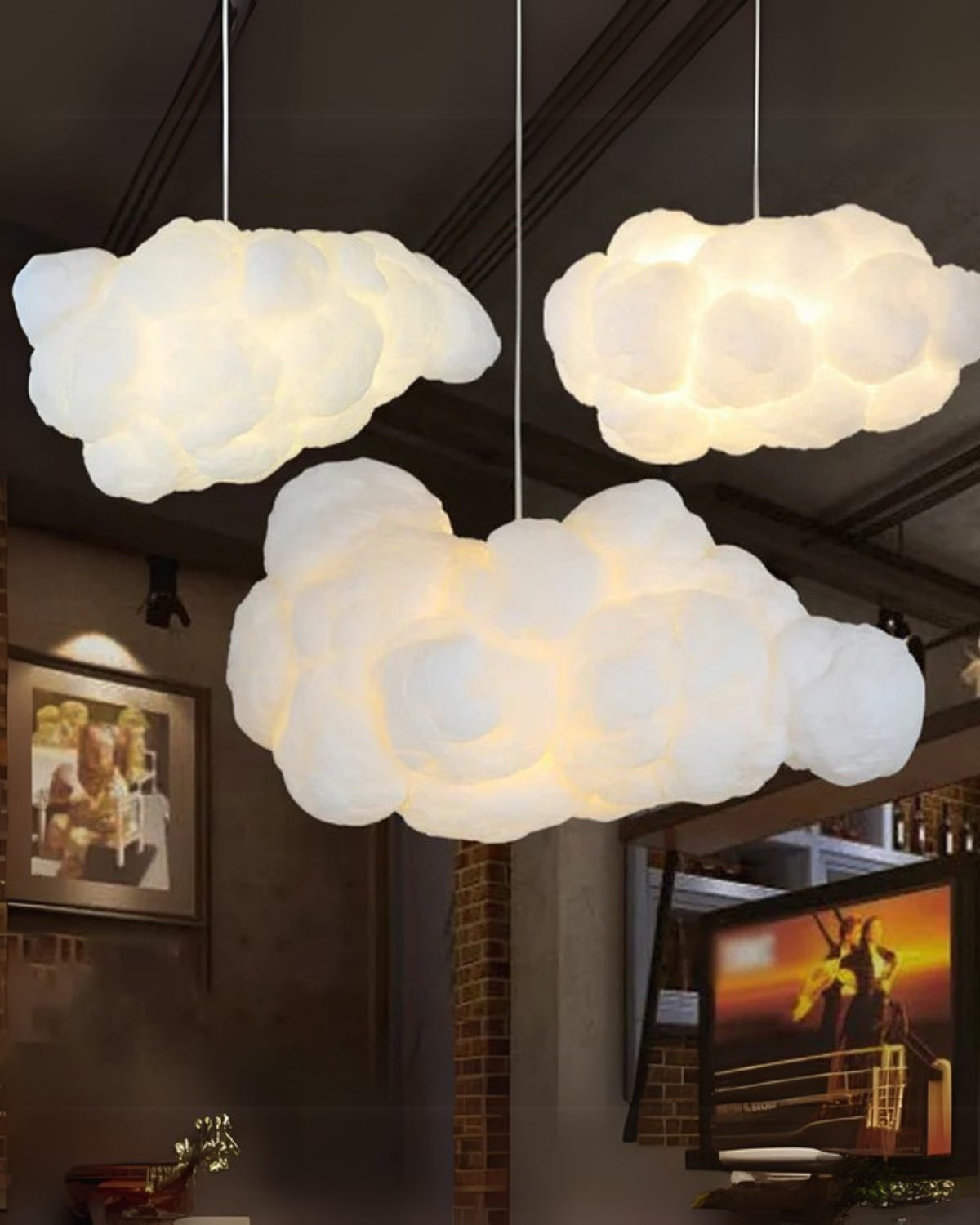 NimbusGlow | Dreamy Soft Cloud Pendant Light Fixture 1