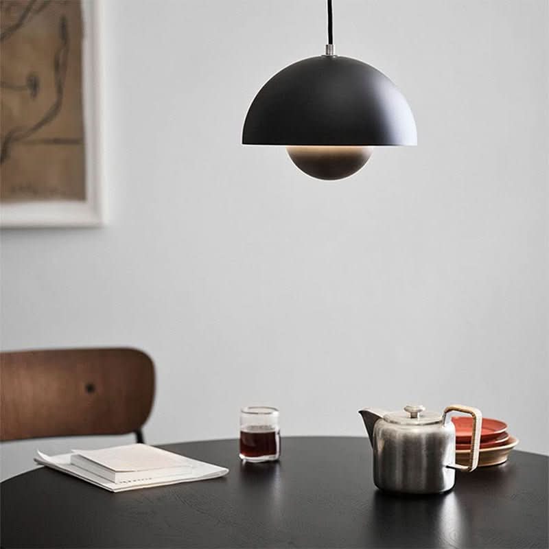 Pendant Ceiling Lights, Danish Design Pendant Light with Adjustable Cable, Hanging Light for Bedroom and Living Room_05