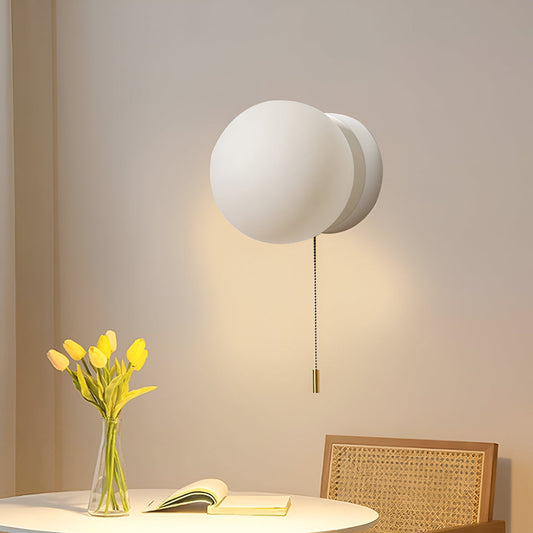 Nora Wall Sconce | Minimalist Glass Globe, LED Lighting 3