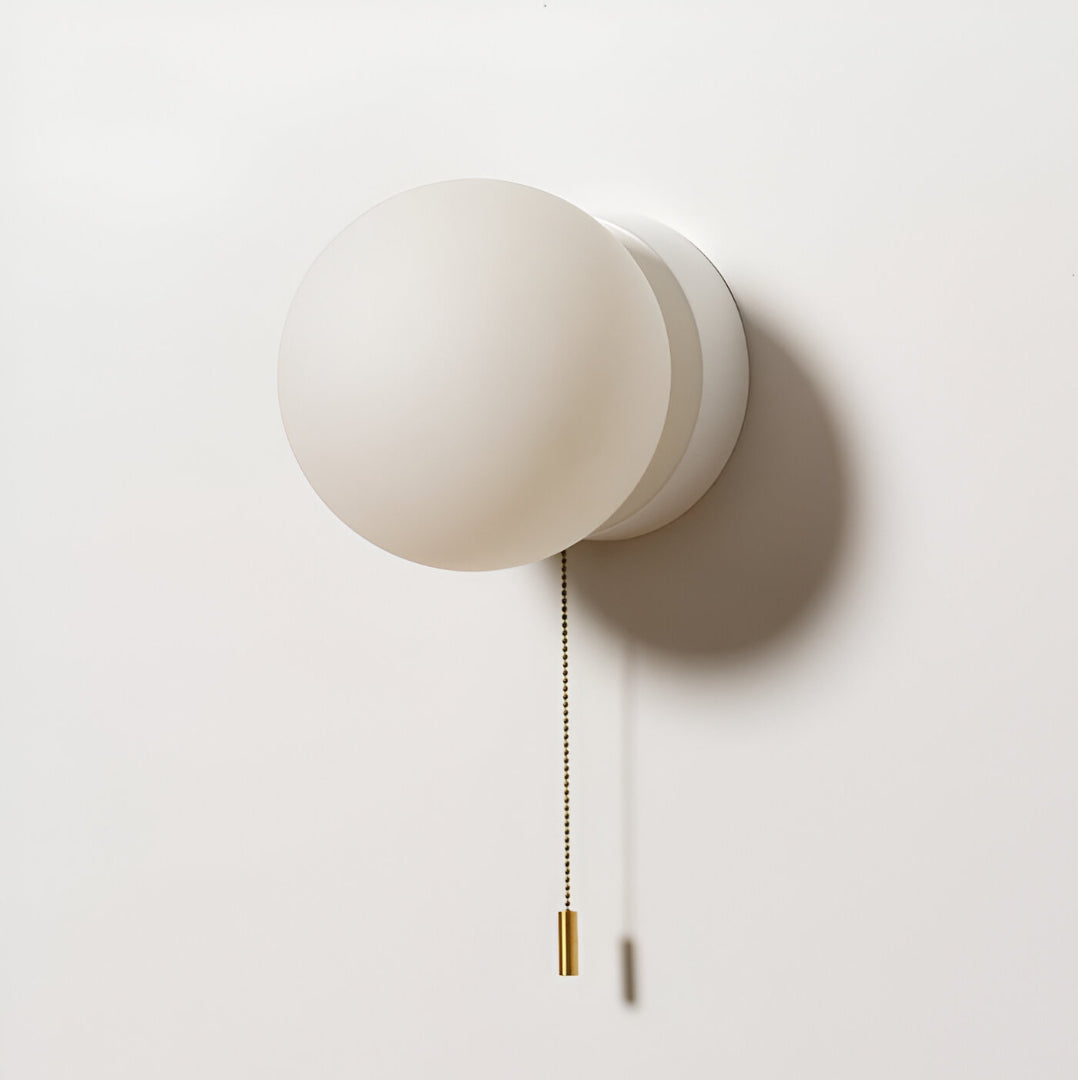 Nora Wall Sconce | Minimalist Glass Globe, LED Lighting 4