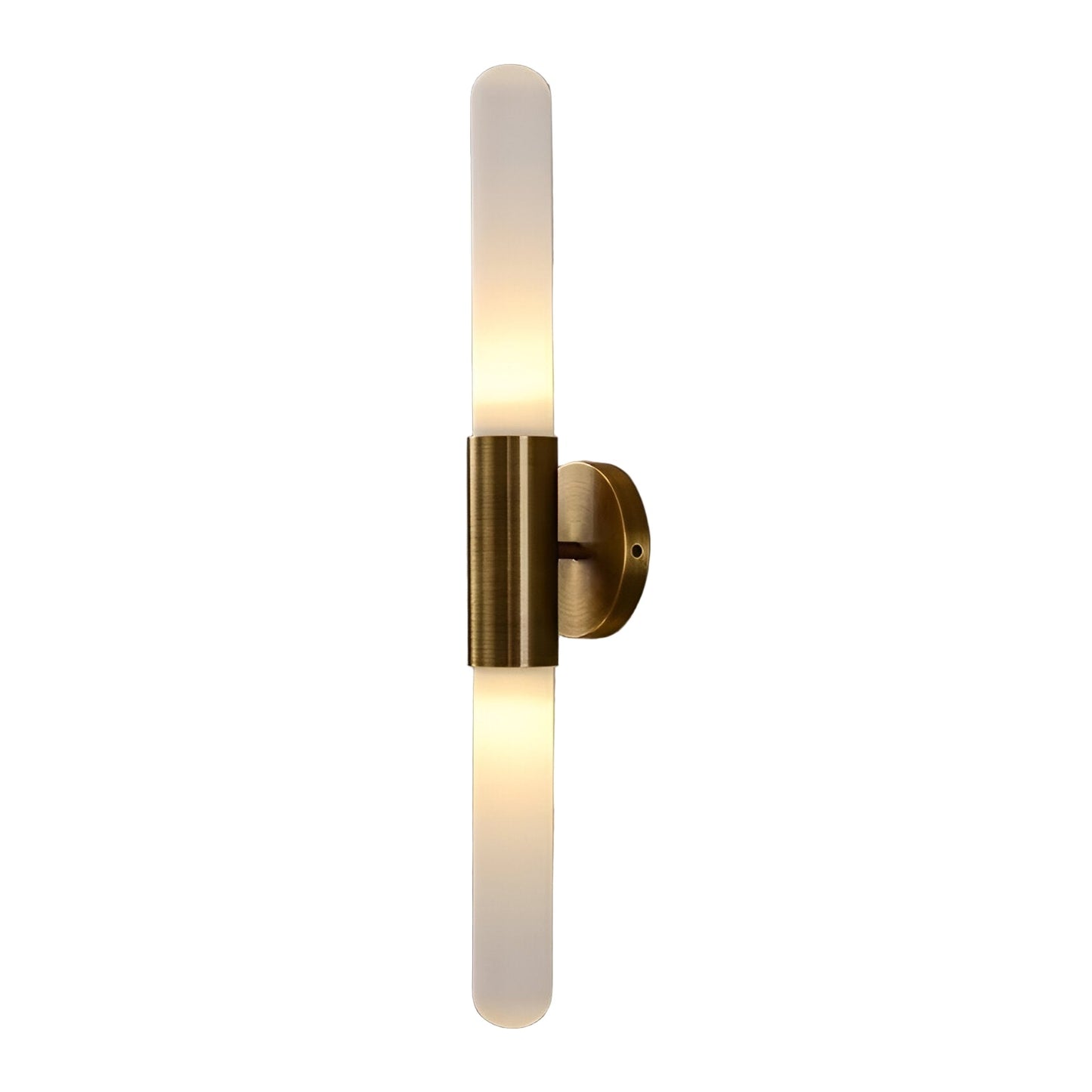 Nora Wall Sconce | Water-Ripple Glass, Brass Finish 0
