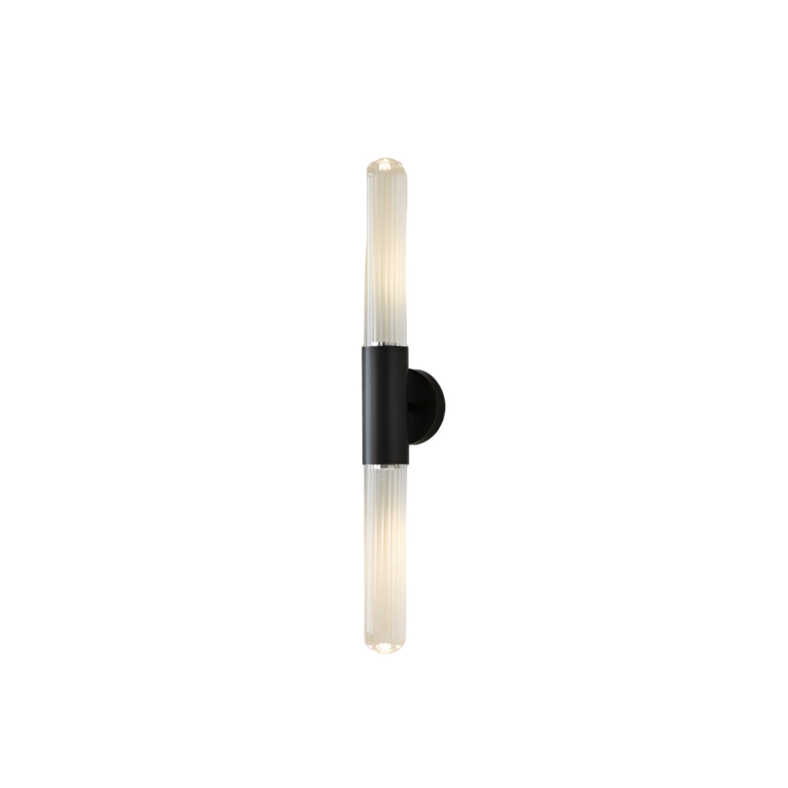 Nora Wall Sconce | Water-Ripple Glass, Brass Finish 9