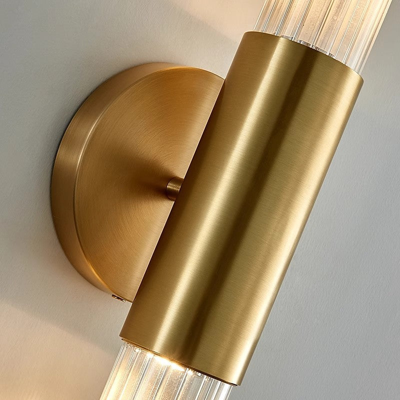 Nordic-Inspired Wall Sconce Lighting with Water-Ripple Glass Shade | Elegant Wall Lights for Modern Interiors 6